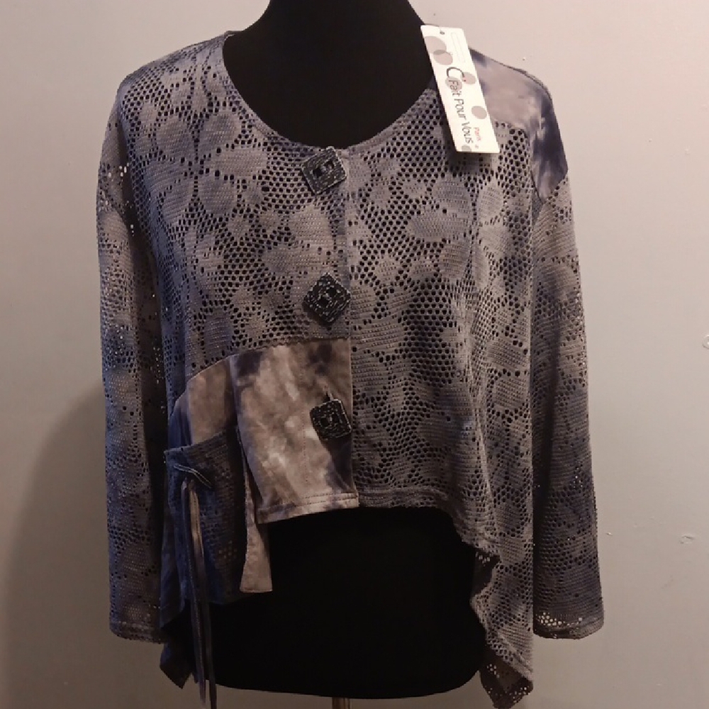NWT C Fait Pour Vous Paris Top